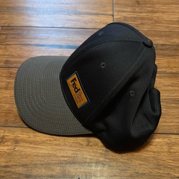 FedEx Freight Hat Worker Employee Baseball Cap Dad Strapback Navy Blue - Picture 3 of 7